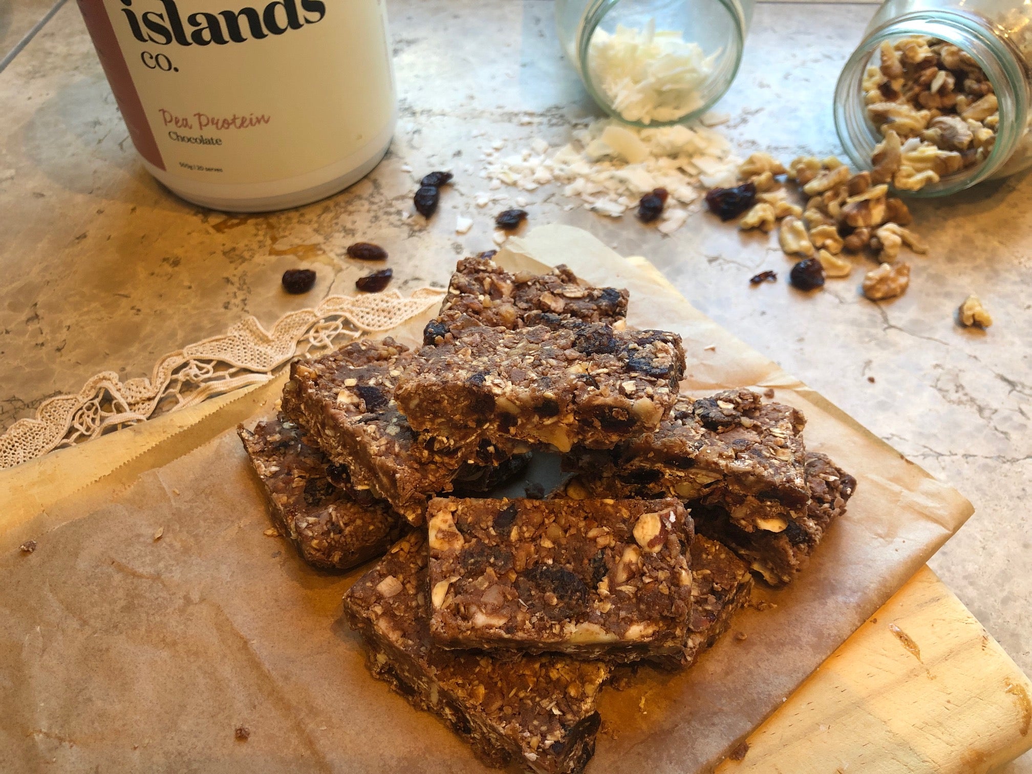 Cranberry and Cacao Energy Bars Cranberry and Cacao Energy Bars