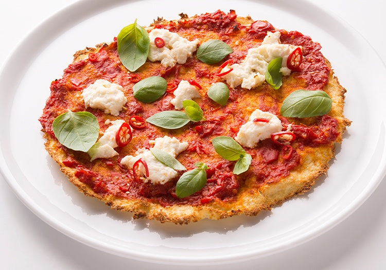 Organic Margherita Pizza (organic cauliflower base) Organic Margherita Pizza (organic cauliflower base)