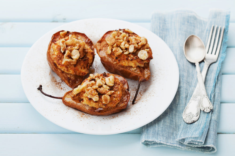 Amazing Baked Pear and Walnut Treat